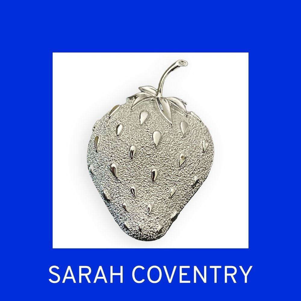 Sarah Coventry Vintage Strawberry Brooch